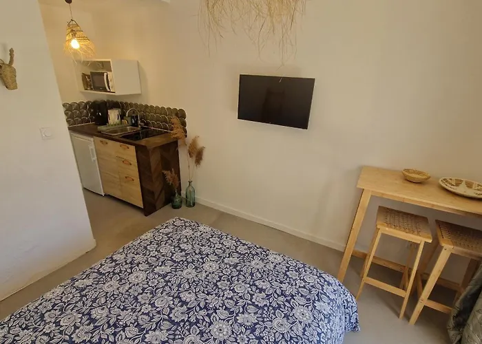 Chambre indépendante avec sdb, cuisine et terrasse